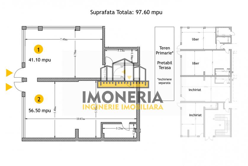 Pizzerie stradala-dotari full-100m metrou Mihai Bravu-posibilitate terasa