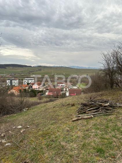 Teren intravilan 791 mp utilitati langa parcela front 13 m Cisnadie