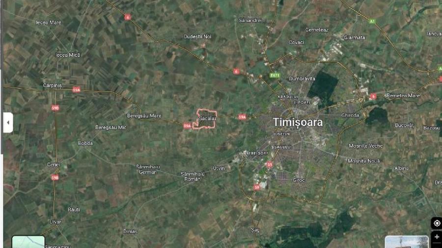 Terenuri extravilane Sacalaz jud Timis