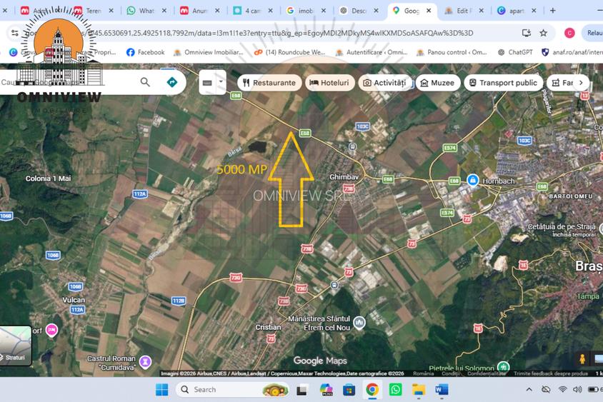 Teren extravilan 5.000 mp | Ghimbav – ieșire spre Codlea - 2