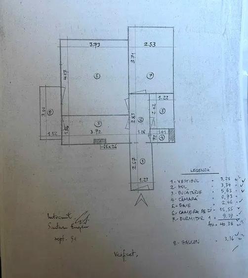 Apartament 2 camere decomandat, Micro 19, izolat, liber
