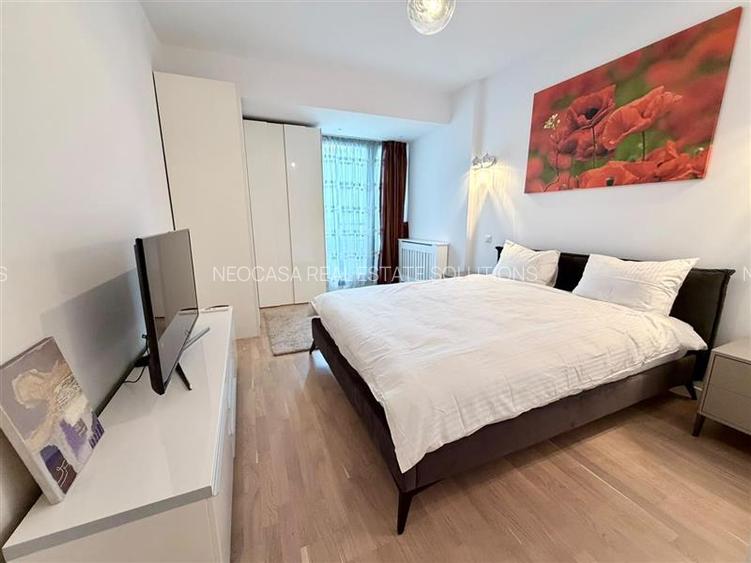 Apartament elegant cu 3 camere de inchiriat in zona Herastrau, parcare subterana