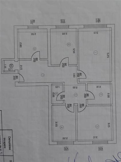 Apartament spatios cu 4 camere, decomandat, la parter - Galata