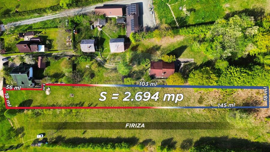 FIRIZA - parcela teren la VANZARE