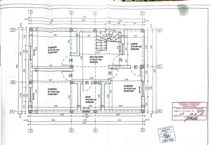Casa p+1 de vanzare in localitatea Poarta Alba, Constanta, teren 1000mp