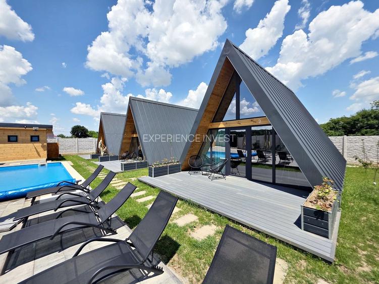 AFACERE LA CHEIE | Complex Turistic Premium A-Frame + Piscină | Snagov - 6