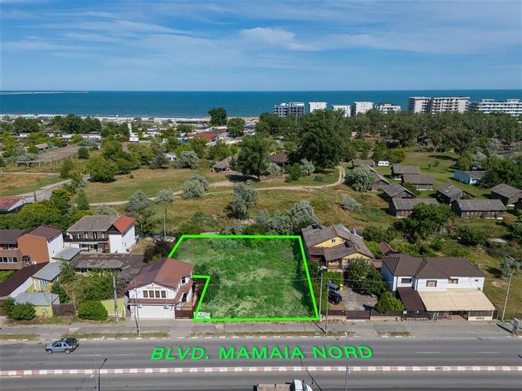 Teren de Vanzare 1000 mp la Bulevard - Mamaia Nord
