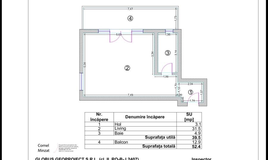Drumul Taberei, studio urias 52 mp (cea mai mare varianta) bloc 2008 - 16