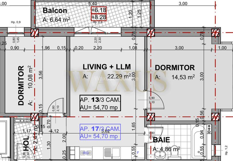 Apartamente de 2 și 3 camere, ansamblu nou, TVA INCLUS, Terra - 3