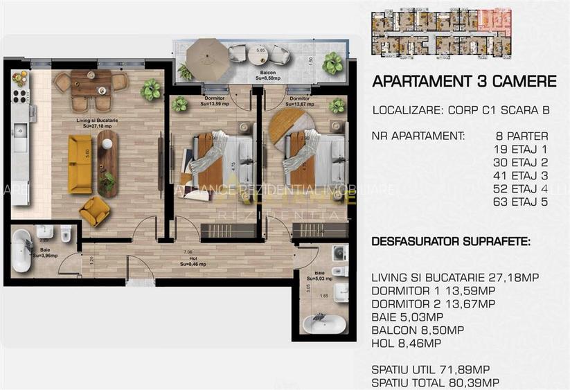 3 camere, 2 bai - Complex rezidential modern - confort, calitate si acces rapid - 5