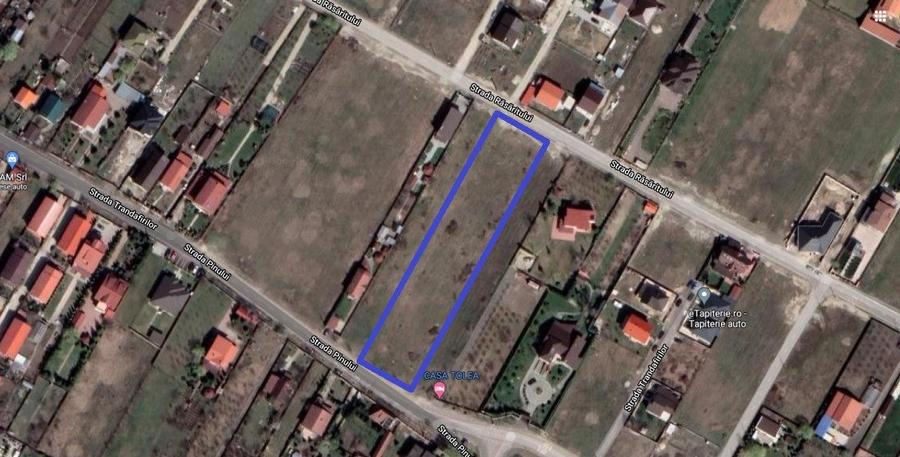 Inchiriere teren intravilan Cornetu / zona str. Trandafirilor, 4.500 mp, D: 31 m