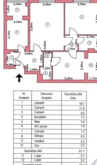 Apartament,3 Camere,Titan,Parc IOR,bl.reabilitat,Amenajat,2 bai,centrala,parcare