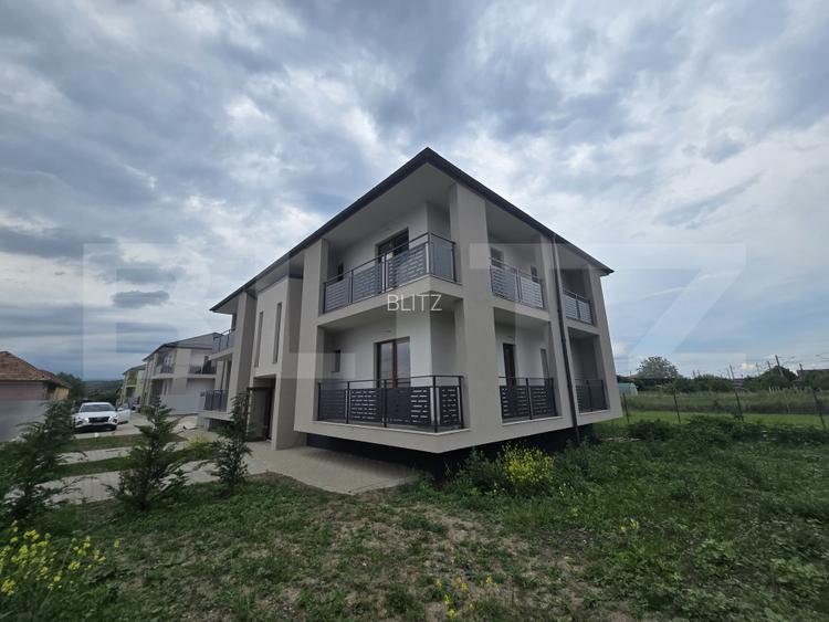 Apartament 3 camere, 51 mp, gradina ~200mp, zona primarie Apahida - 2