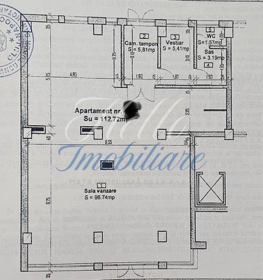 Spatiu comercial cu vitrina, Su 114mp, Piata Marasti