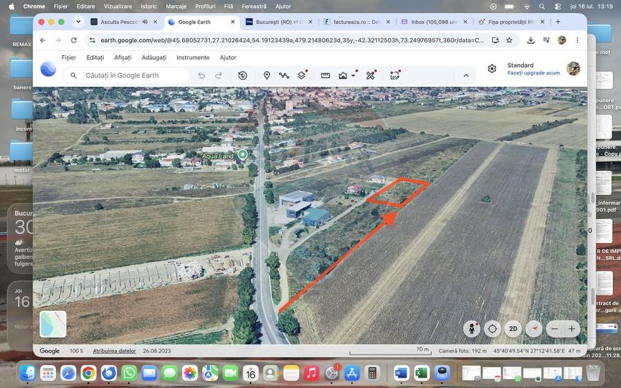 Teren intravilan Focsani / Bulevardul Brailei