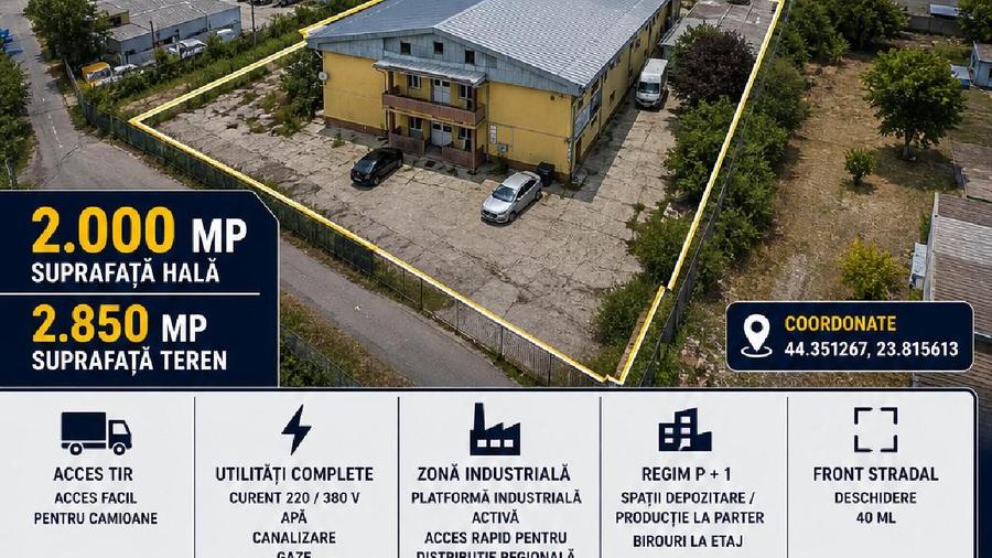 Craiova, Bariera Valcii, Hala de vanzare Centura Nord