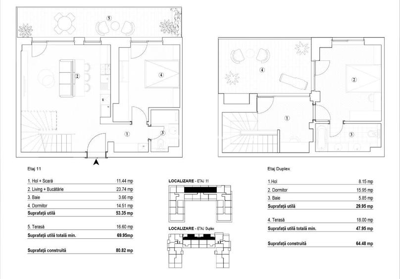 De Vanzare Apartament 3 Camere de Lux, pe 2 Nivele, Sebastian sect.5 - 39