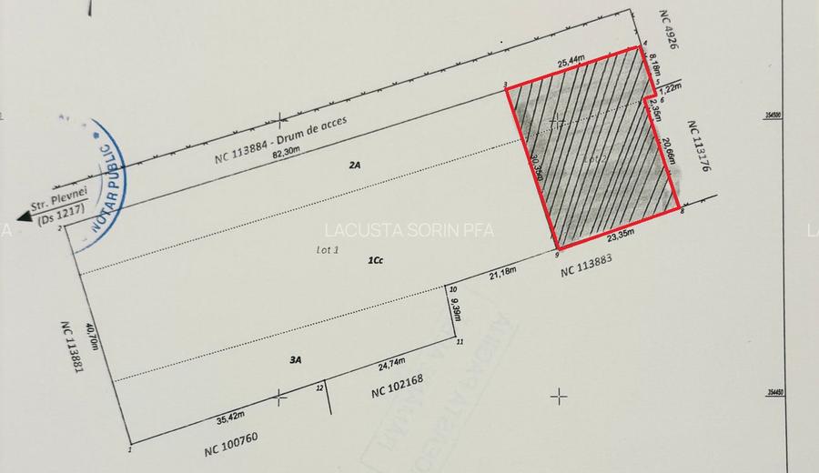 Snagov - Ghermanesti, 1000 mp, deschidere 25 ml, utilitati, liber - 4
