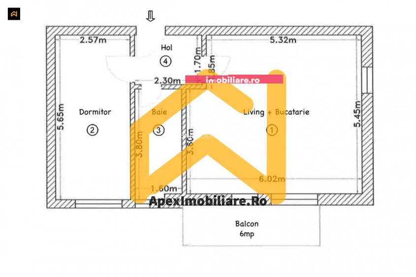 Apartament 2 camere de inchiriat Aparatori Patriei București | ApexImobiliare.ro - 10