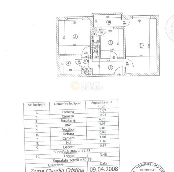 2 camere | 50mp | 1981 |  Centrala | Gorjului-Veteranilor - 1