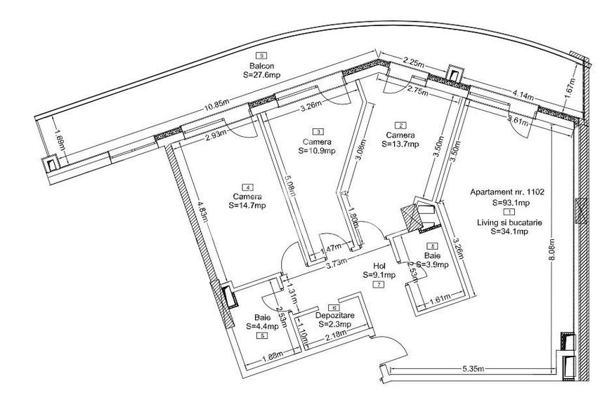 Apartament 4 camere | Terasă panoramică | 0% comision | Wings - 1