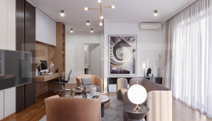 Apartament cu 3 camere, 79 mp, Ansamblu Rezidential, zona RIVUS - 4
