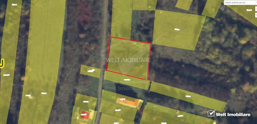 Teren 1071mp, front 34m, str Stejarului Floresti - 3