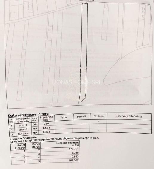 Teren 3991 mp cu utilitati-Livezile Zona Piata de masini - 2