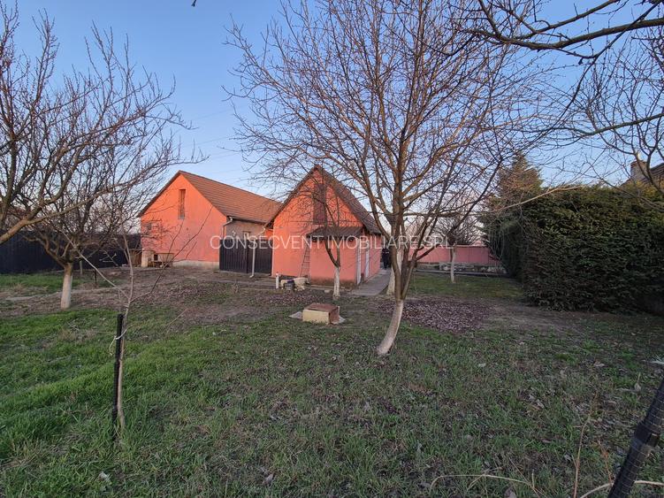 Casă la sol utilata, Micălaca, teren 765 mp, front 27 m, 0% comision - 10