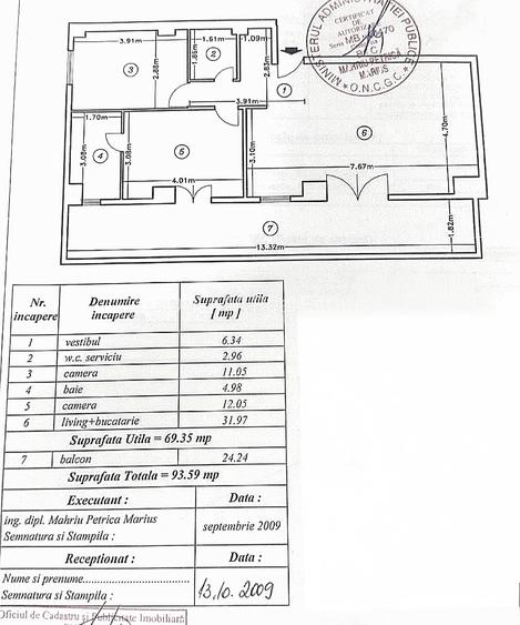 Apartament 3 camere Liviu Rebreanu - 8 min parc Titanii -24mp terasa - 3
