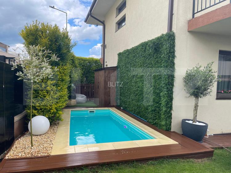 Duplex 4 camere, 120 mp utili, 300 mp de teren, piscina incalzita, zona Terra - 18