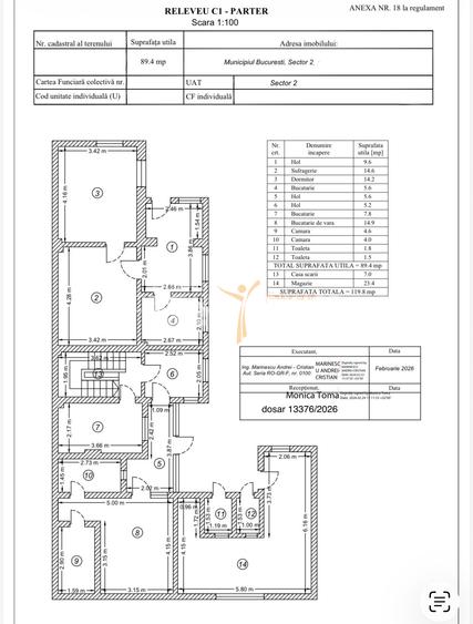CASĂ + TEREN 385 MP | GARAJ | ZONA PETRICANI – GHERGHITEI | BUCUREȘTI - 17