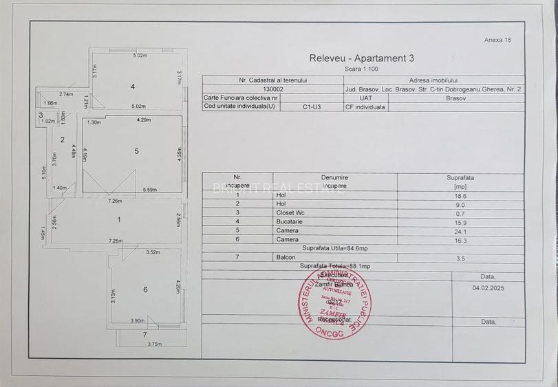 Apartament 2 Camere, Localizare Centrala, Disponibilitate 15 Octombrie - 1