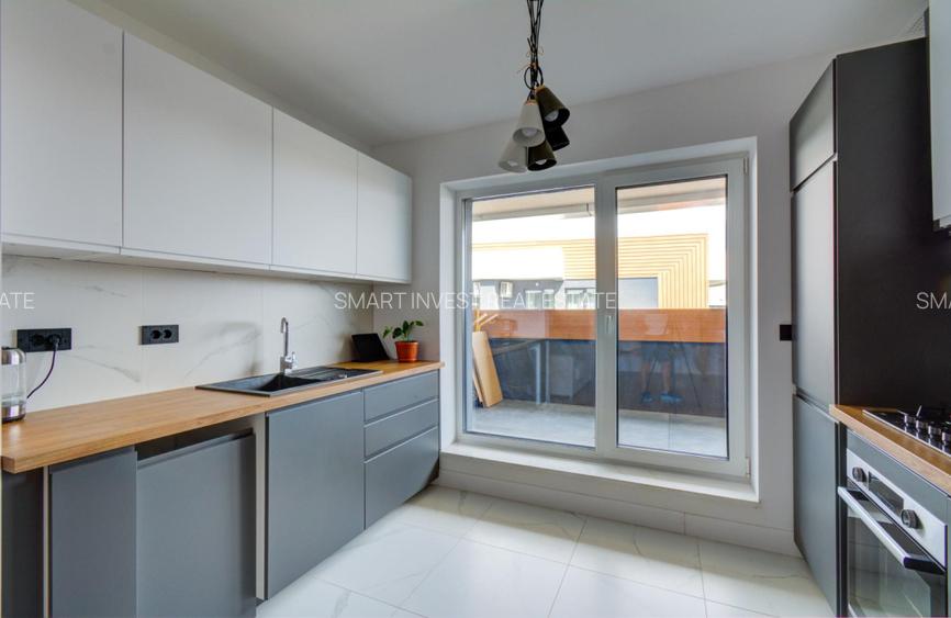 Apartament 2 camere mobilat Astorium Garden Titan - terasa - piscina - 11