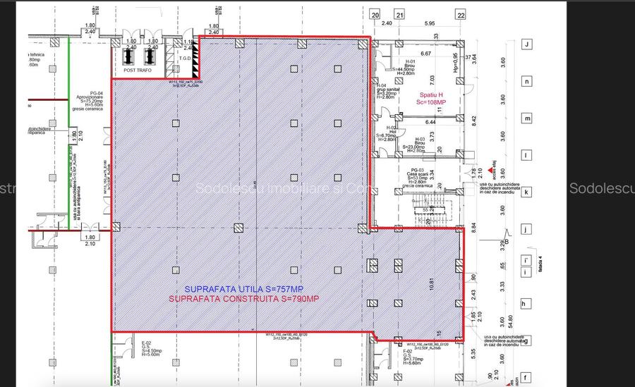 Spatiu comercial 757 mp - 2
