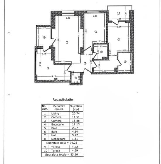GranVia Park | 3 Camere | Centrala | X2 Parcare | X2 Terasa | Prox. Metrou | - 8
