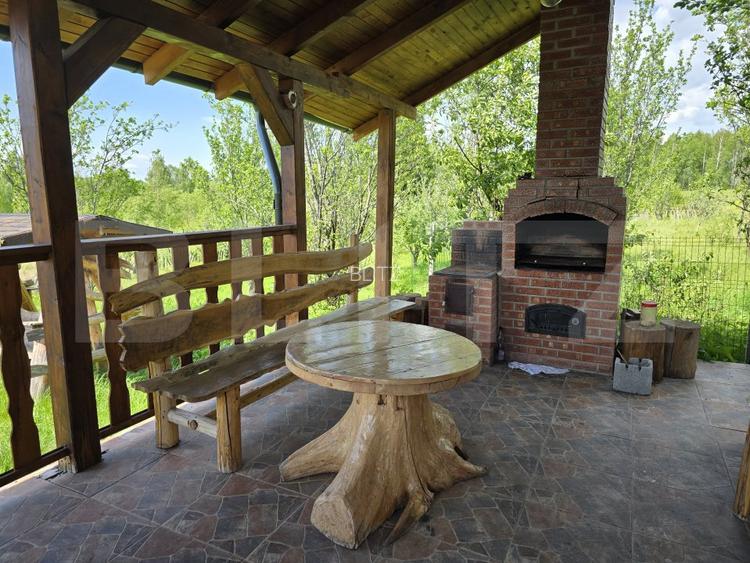 Cabana lemn cu 4 dormitoare, 120mp, teren intravilan de 1250mp - 4