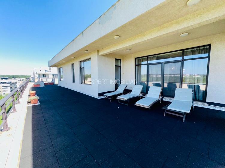 Aleea Privighetorilor- Penthouse 833 mp utili mobilat complet 3600 Euro + TVA - 11