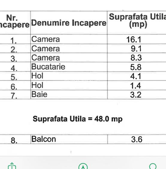 apartament 3 camere , semidecomandat ,52 mp inclusiv balcon, Casa de cultura - 2