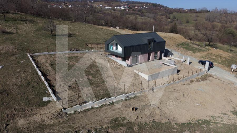 Casă modernă cu panoramă Făgăraș și Cisnădioara, curte mare, premium lux - 2