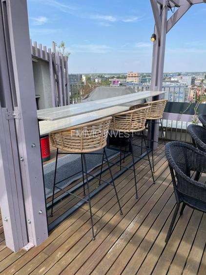 Apartament 3 camere tip duplex cu terasă spectaculoasă – Aviatiei Park - 15