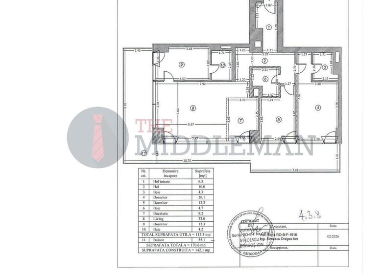 Apartament cu 3 dormitoare -One Floreasca Towers - 15