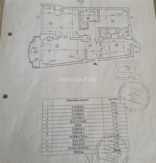 Vanzare apartament 3 camere Palatul Parlamentului - 13 Septembrie - 12