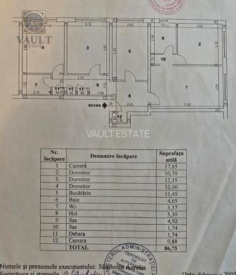 Apartament 4 camere - CENTRALA PROPRIE - zona APARATORII PATRIEI - 1