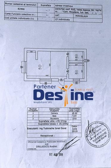 Chirie - Apartament 1 mobilat si utilat, loc de parcare, CUG