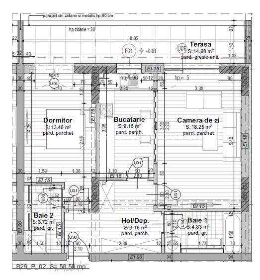 Apartament 3 Camere M062 - 14