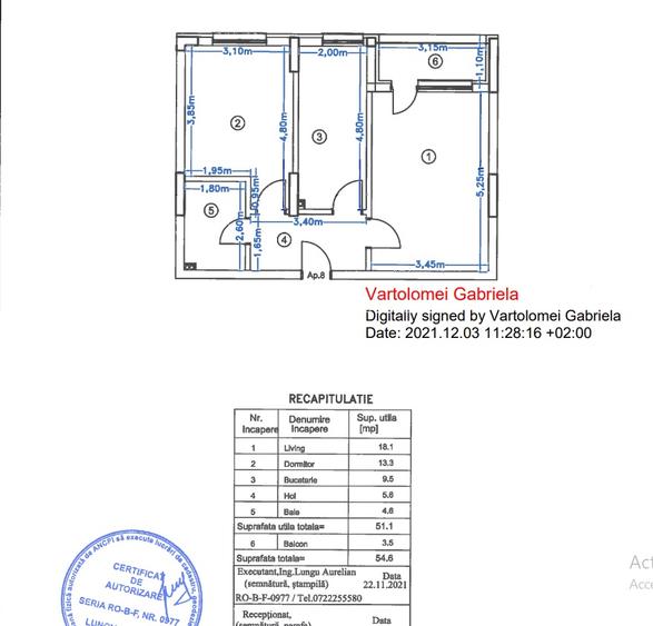 Apartament 2 camere 55mp Pipera Porsche AppTown Vezi Video - 18