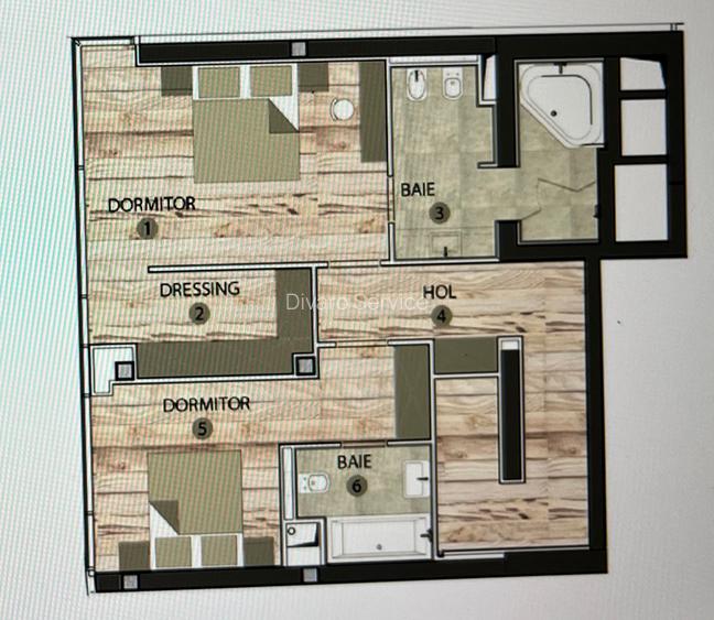 Inchiriere penthouse duplex etajele 4+5 parcare terasa 54mp Armeneasca metrou - 23