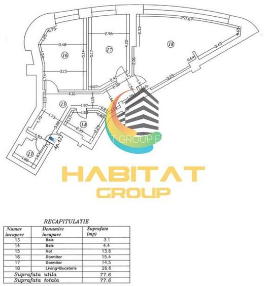 Apartament 3 camere Timpuri noi 8 minute Metrou mutare imediata - 24