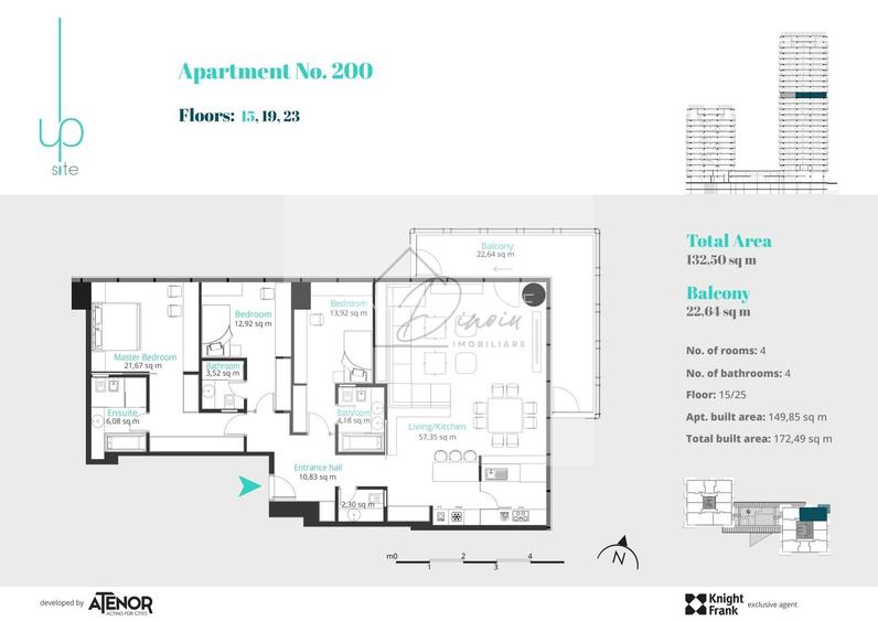 4 Camere UpSite Floreasca I  COMISION 0% - 2